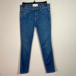 The Great. The Almost Skinny Jeans Womens Blue Size 24 Mid‎ Rise